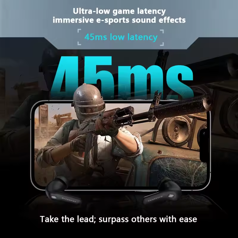 Machenike TH50 Wireless Earphones – Bluetooth 5.3 ANC AI Noise Reduction IPX5 Low Latency In-Ear Gaming & Sports Headset with Charging Case Machenike TH50 Wireless Earphones – Bluetooth 5.3 ANC AI Noise Reduction IPX5 Low Latency In-Ear Gaming & Sports Headset with Charging Case